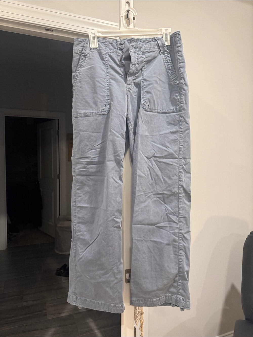 American Eagle Outfitters Pale Blue Women's Cargo Pants
